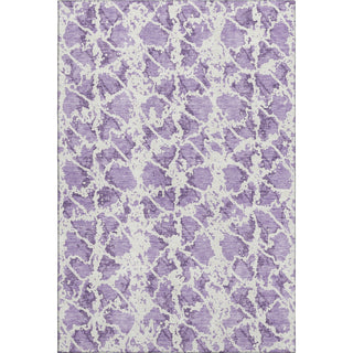 Piper Looms Mayfield Abstract AMF969 Lilac Machine Washable Area Rug main image