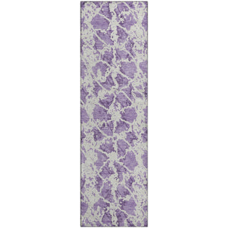 Piper Looms Mayfield Abstract AMF969 Lilac Machine Washable Area Rug Runner Main Image