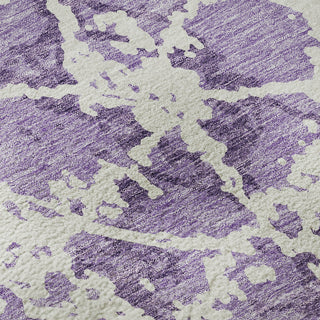 Piper Looms Mayfield Abstract AMF969 Lilac Machine Washable Area Rug Swatch Image