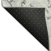 Piper Looms Mayfield Abstract AMF969 Silver Machine Washable Area Rug Backing Image