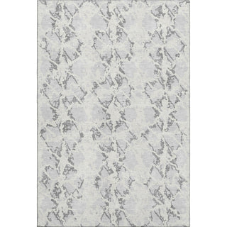 Piper Looms Mayfield Abstract AMF969 Silver Machine Washable Area Rug main image