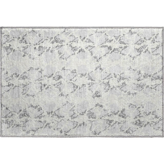 Piper Looms Mayfield Abstract AMF969 Silver Machine Washable Area Rug Scatter Main Image