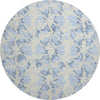 Piper Looms Mayfield Abstract AMF969 Sky Machine Washable Area Rug Round Main Image