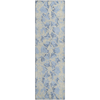 Piper Looms Mayfield Abstract AMF969 Sky Machine Washable Area Rug Runner Main Image