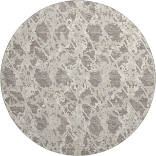 Piper Looms Mayfield Abstract AMF969 Taupe Machine Washable Area Rug Round Main Image