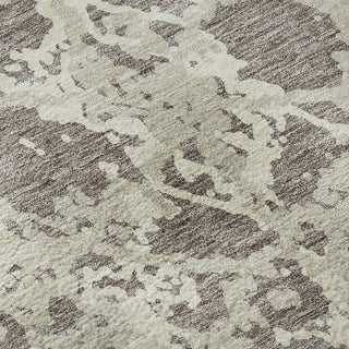 Piper Looms Mayfield Abstract AMF969 Taupe Machine Washable Area Rug Swatch Image