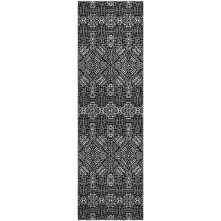 Piper Looms Mayfield Southwest AMF970 Black Machine Washable Area Rug Runner Main Image