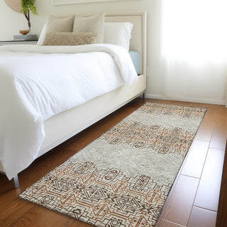 Piper Looms Mayfield Southwest AMF970 Brown Machine Washable Area Rug Runner Lifestyle Image Feature