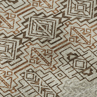 Piper Looms Mayfield Southwest AMF970 Brown Machine Washable Area Rug Swatch Image