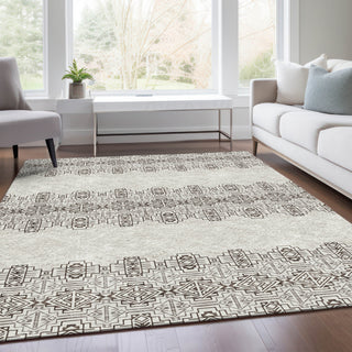 Piper Looms Mayfield Southwest AMF970 Chocolate Machine Washable Area Rug Lifestyle Image Feature