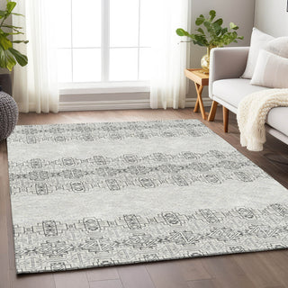 Piper Looms Mayfield Southwest AMF970 Gray Machine Washable Area Rug Lifestyle Image Feature