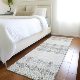 Piper Looms Mayfield Southwest AMF970 Gray Machine Washable Area Rug Runner Lifestyle Image Feature