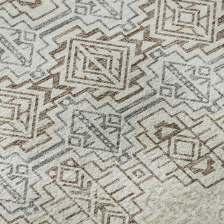 Piper Looms Mayfield Southwest AMF970 Ivory Machine Washable Area Rug Swatch Image