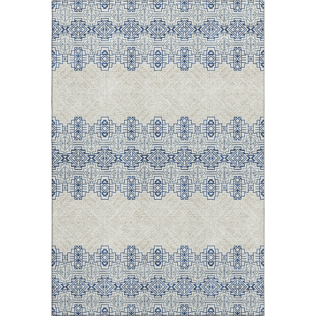 Piper Looms Mayfield Southwest AMF970 Navy Machine Washable Area Rug main image