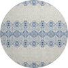 Piper Looms Mayfield Southwest AMF970 Navy Machine Washable Area Rug Round Main Image