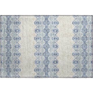 Piper Looms Mayfield Southwest AMF970 Navy Machine Washable Area Rug Scatter Main Image