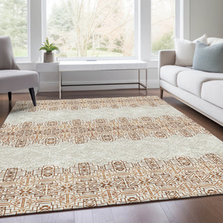 Piper Looms Mayfield Southwest AMF970 Paprika Machine Washable Area Rug Lifestyle Image Feature
