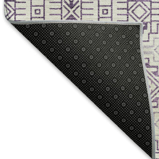 Piper Looms Mayfield Southwest AMF970 Purple Machine Washable Area Rug Backing Image