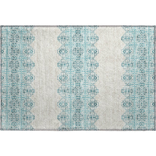 Piper Looms Mayfield Southwest AMF970 Teal Machine Washable Area Rug Scatter Main Image