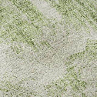 Piper Looms Mayfield Abstract AMF971 Aloe Machine Washable Area Rug Swatch Image
