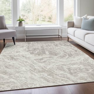 Piper Looms Mayfield Abstract AMF971 Beige Machine Washable Area Rug Lifestyle Image Feature