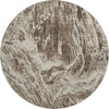 Piper Looms Mayfield Abstract AMF971 Brown Machine Washable Area Rug Round Main Image