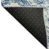 Piper Looms Mayfield Abstract AMF971 Navy Machine Washable Area Rug Backing Image