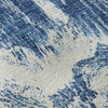 Piper Looms Mayfield Abstract AMF971 Navy Machine Washable Area Rug Swatch Image