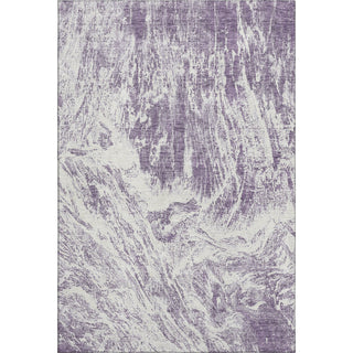 Piper Looms Mayfield Abstract AMF971 Purple Machine Washable Area Rug main image