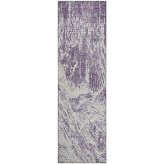 Piper Looms Mayfield Abstract AMF971 Purple Machine Washable Area Rug Runner Main Image
