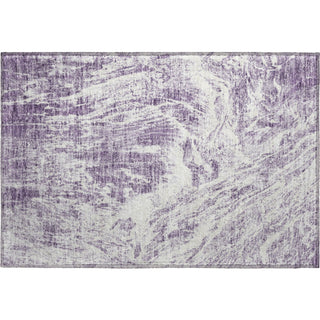 Piper Looms Mayfield Abstract AMF971 Purple Machine Washable Area Rug Scatter Main Image