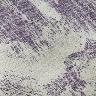 Piper Looms Mayfield Abstract AMF971 Purple Machine Washable Area Rug Swatch Image