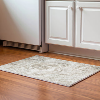Piper Looms Mayfield Abstract AMF971 Taupe Machine Washable Area Rug Scatter Lifestyle Image Feature