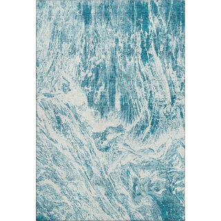 Piper Looms Mayfield Abstract AMF971 Teal Machine Washable Area Rug main image