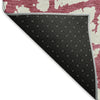 Piper Looms Mayfield Abstract AMF972 Blush Machine Washable Area Rug Backing Image