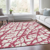 Piper Looms Mayfield Abstract AMF972 Blush Machine Washable Area Rug Lifestyle Image Feature