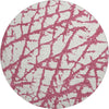 Piper Looms Mayfield Abstract AMF972 Blush Machine Washable Area Rug Round Main Image