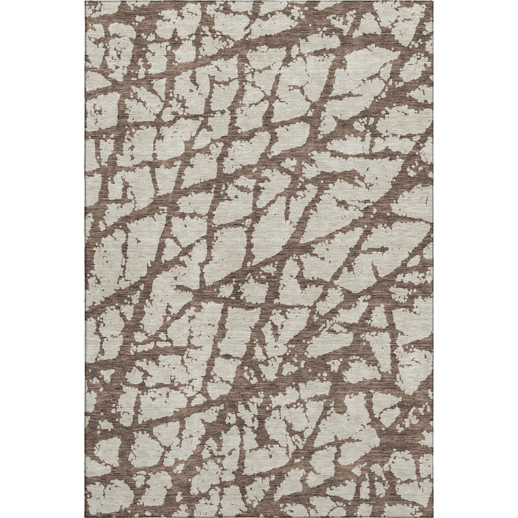 Piper Looms Mayfield Abstract AMF972 Brown Machine Washable Area Rug main image