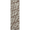 Piper Looms Mayfield Abstract AMF972 Brown Machine Washable Area Rug Runner Main Image