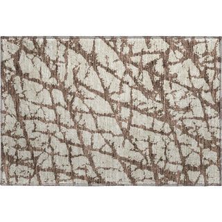 Piper Looms Mayfield Abstract AMF972 Brown Machine Washable Area Rug Scatter Main Image