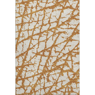 Piper Looms Mayfield Abstract AMF972 Copper Machine Washable Area Rug main image