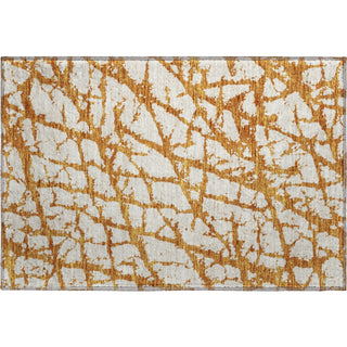 Piper Looms Mayfield Abstract AMF972 Copper Machine Washable Area Rug Scatter Main Image