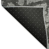 Piper Looms Mayfield Abstract AMF972 Gray Machine Washable Area Rug Backing Image