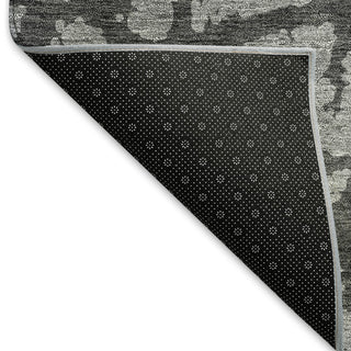 Piper Looms Mayfield Abstract AMF972 Gray Machine Washable Area Rug Backing Image