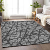 Piper Looms Mayfield Abstract AMF972 Gray Machine Washable Area Rug Lifestyle Image Feature