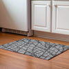 Piper Looms Mayfield Abstract AMF972 Gray Machine Washable Area Rug Scatter Lifestyle Image Feature