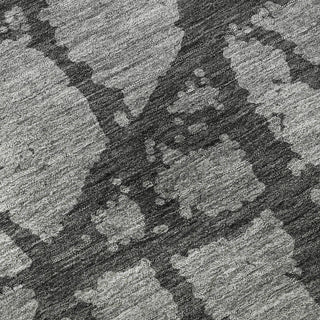 Piper Looms Mayfield Abstract AMF972 Gray Machine Washable Area Rug Swatch Image