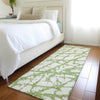 Piper Looms Mayfield Abstract AMF972 Green Machine Washable Area Rug Runner Lifestyle Image Feature