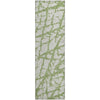 Piper Looms Mayfield Abstract AMF972 Green Machine Washable Area Rug Runner Main Image