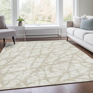 Piper Looms Mayfield Abstract AMF972 Ivory Machine Washable Area Rug Lifestyle Image Feature